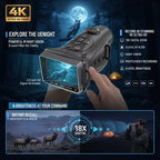 Night Thermal® 4K Digital Night Vision Monocular with 18× Optical Zoom
