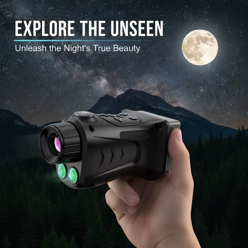 Night Thermal® 4K Digital Night Vision Monocular with 18× Optical Zoom